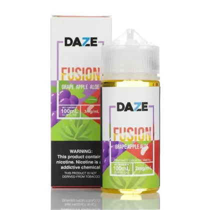 7 Daze Fusion Grape Apple Aloe Vape e-Liquid 100mL - Beyondvape