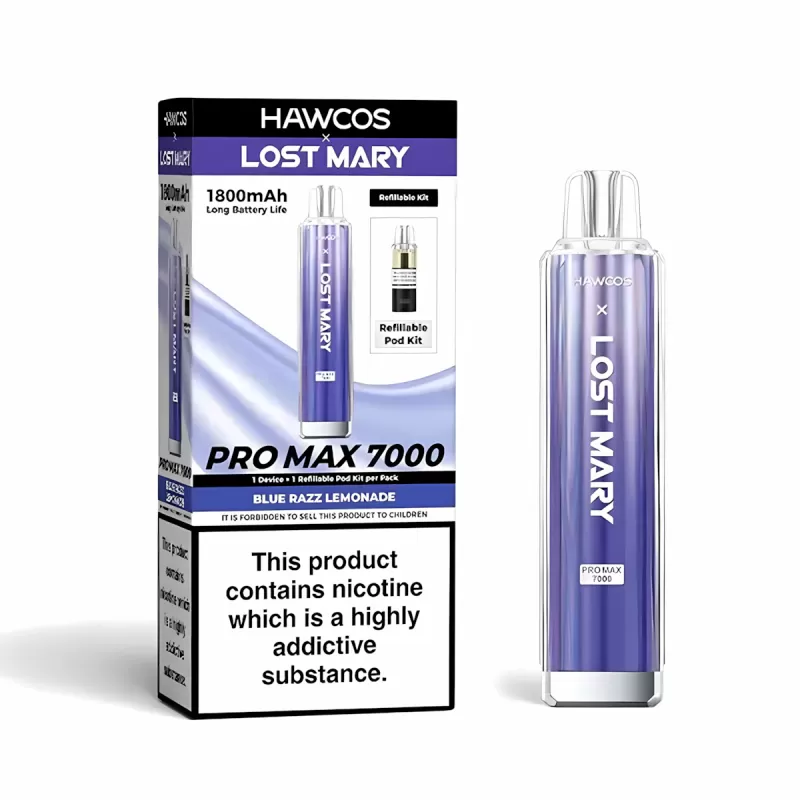 Hawcos x Lost Mary Pro Max 7000 Pod Kit - 5 Pack - Juicy Peach - 5 Pack - Image 2