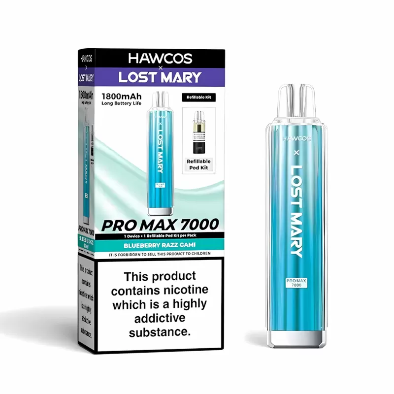 Hawcos x Lost Mary Pro Max 7000 Pod Kit - 5 Pack - Juicy Peach - 5 Pack - Image 3