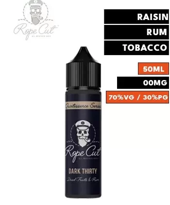 Dark Thirty Shortfill eLiquid by Rope Cut 50ml - 00mg / 50ml