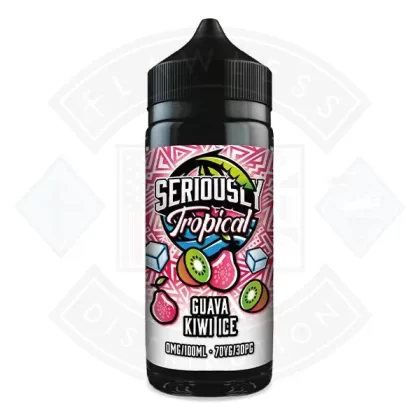 Doozy Vape Seriously Tropical – Guava Kiwi Ice 0mg 100ml Shortfill - Eliquidsupply