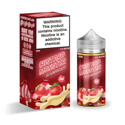 Custard Monster Strawberry 100ml - Vape Product, Vape Product