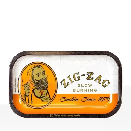 Zig-Zag® Rolling Tray | ‘Classic Orange’ | Various Sizes – Metal