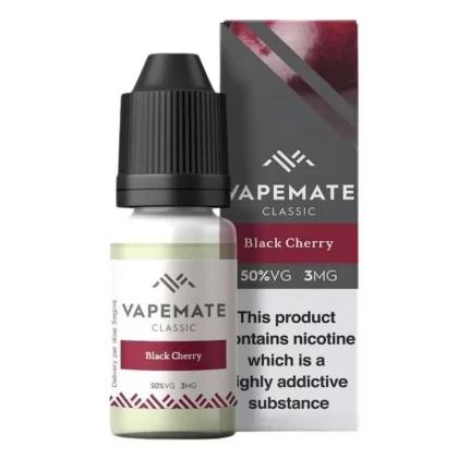 Black Cherry E-Liquid by Vapemate (10ml) - 3mg