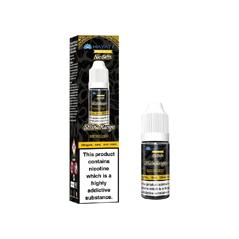 Hayati Pro Max Shisha Nic Salt E-Liquid Lemon Mint