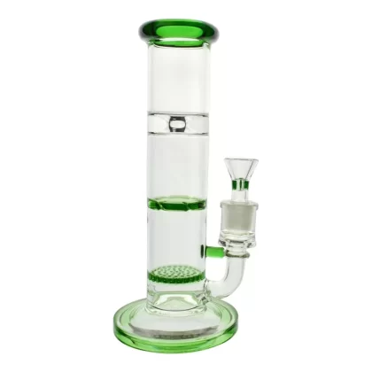 Turbine Honeycomb Straight Shooter – 9in - Color#Green>Purple>Blue