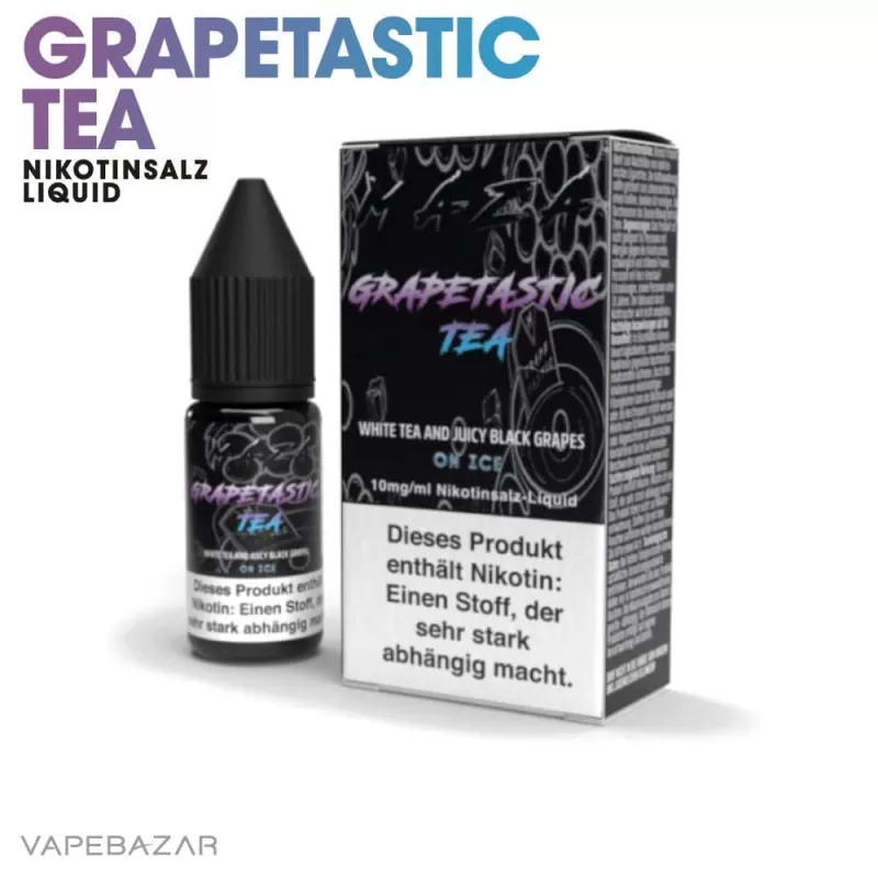 MaZa Nikotinsalz Liquid – Grapetastic Tea - 10mg/ml - Image 2