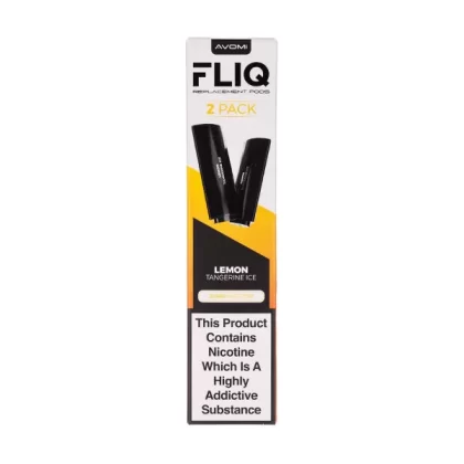 Lemon Tangerine Ice FLIQ Prefilled Pods by Avomi