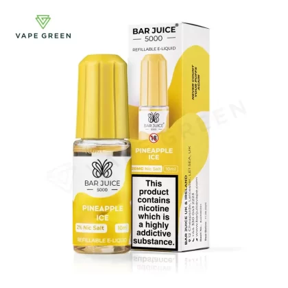 Pineapple Ice Nic Salt E-Liquid by Bar Juice 5000 - Eliquidsupply