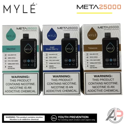 Myle Meta 25,000 Puffs Disposable Vape Device