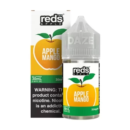 7 Daze Reds Salts Apple Mango Nic Salt Vape Juice 30ml - Eightvape