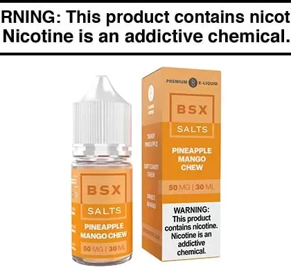 PINEAPPLE MANGO CHEW BY GLAS BASIX NIC SALTS 30ML - Vapejuice