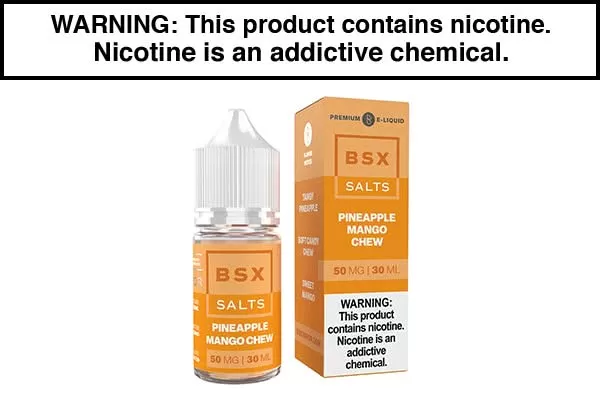 PINEAPPLE MANGO CHEW BY GLAS BASIX NIC SALTS 30ML - Vapejuice