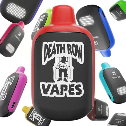 Death Row Vapes Disposable | 5000 Puffs | 10.5mL | 50mg *** - Cherry Ice 50mg