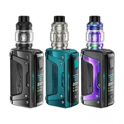 Geek Vape Aegis Legend 5 200W Starter Kit - Aurora Rainbow, Carbon Black (DF76F0)