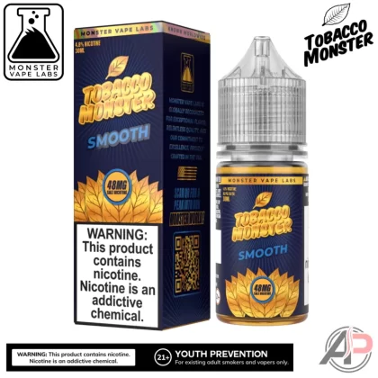 Smooth Tobacco Salt Nicotine By Tobacco Monster Vape Labs 30mL