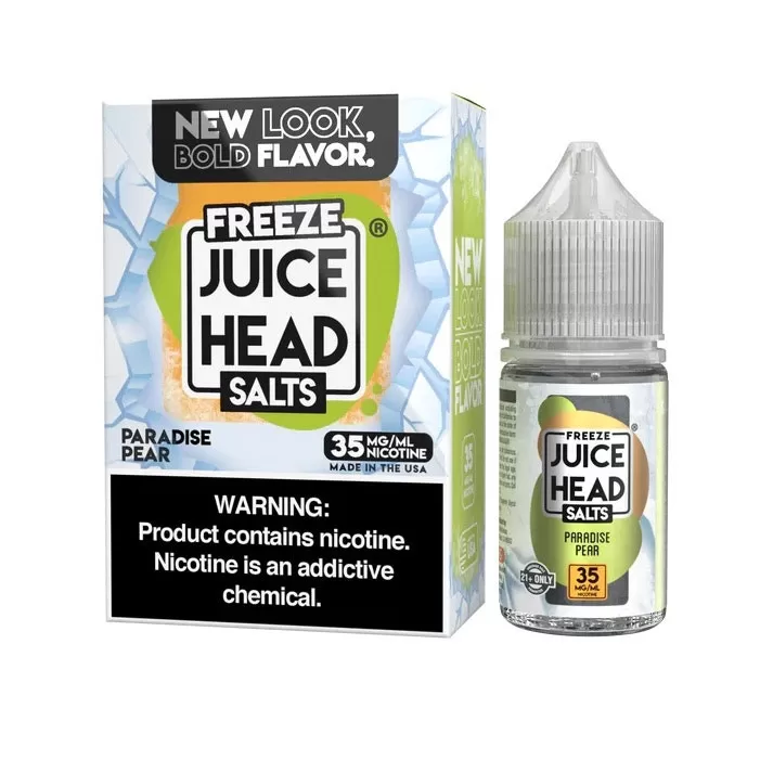 Juice Head Freeze Salt E-Liquid – Paradise Pear Freeze 30ml