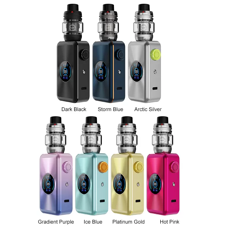 Vaporesso GEN Max 220W Mod Kit - Arctic Silver, Dark Black - Image 2
