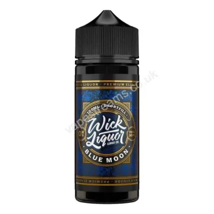 Wick Liquor Blue Moon 100ml E-Liquid Shortfill - Vapestreams Co