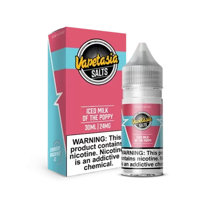 Vapetasia Salt Iced Milk of the Poppy eJuice - Vape Product; Vape Product, Vape Product (03C844) (03C844)