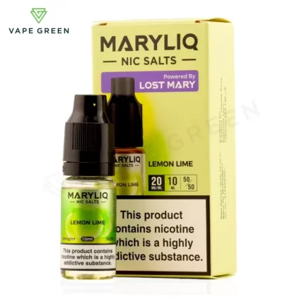 Lemon Lime Nic Salt E-Liquid by Lost Mary Maryliq - Eliquidsupply