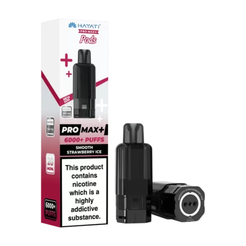 Hayati Pro Max Plus 6000 Prefilled Pod Smooth Strawberry Ice