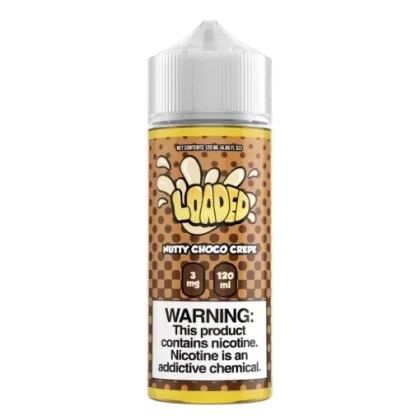 Nutty Choco Crepe Loaded E-Liquid 120ml Vape Juice