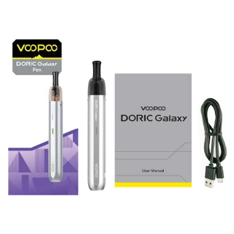 Voopoo Doric Galaxy Pen Kit 500mAh - Silver - Image 3