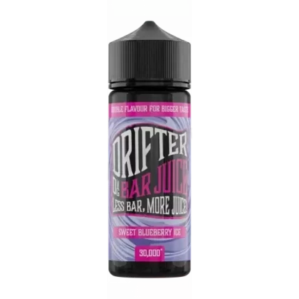 SWEET BLUEBERRY ICE E LIQUID DRIFTER BAR JUICE 100ML 50VG