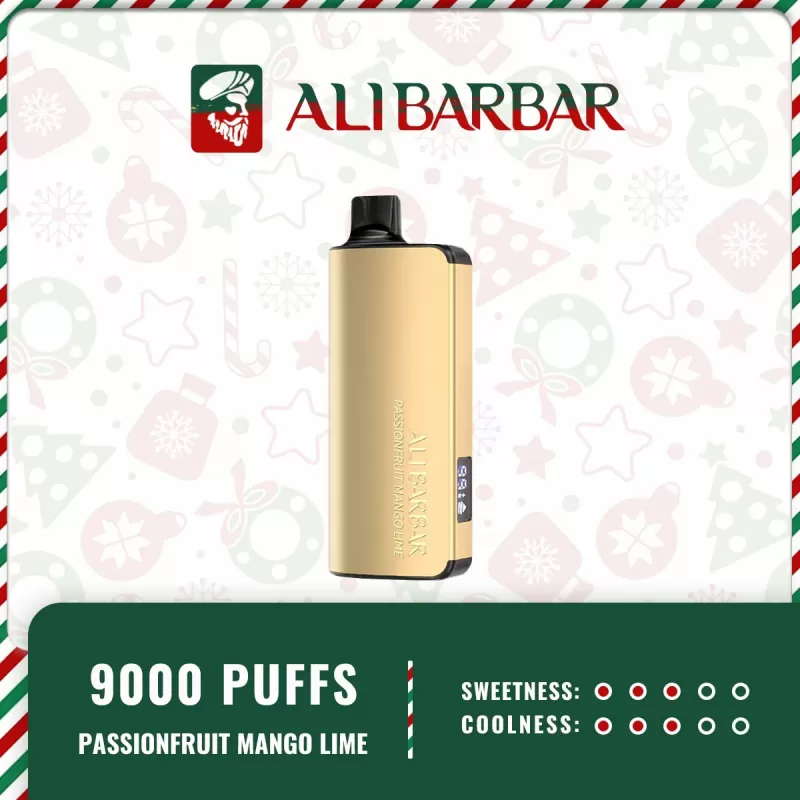 Alibarbar Ingot 9000 Puffs – Passionfruit Mango Lime - Swixvape