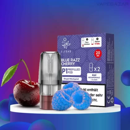 Elf Bar Mate 500 – Blue Razz Cherry – Prefilled Liquid Pod – 2er Pack - 500 mAh