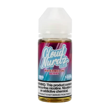 Iced Watermelon Berry Cloud Nurdz eJuice - Site#VAP~Nicotine#3mg>6mg