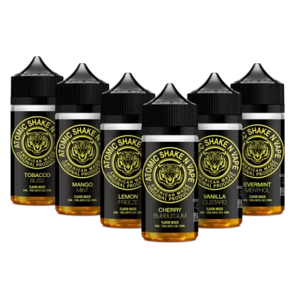Atomic Shake N Vape - Cherry Bubblegum, Evermint Menthol