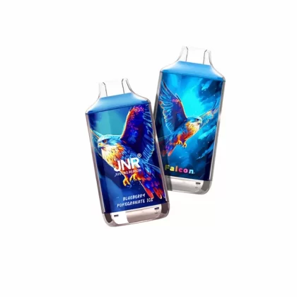 JNR Falcon 16000 Puffs Disposable Vape with Dual Mesh Coil - Random Flavors (fast Delivery), Blackberry Red Raspberry; 2-nicotine (384C05)