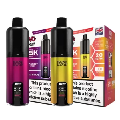 IVG XL 35K Prefilled Pod Kit - Blue Raspberry Ice, Blue Sour Raspberry (D27EA3)