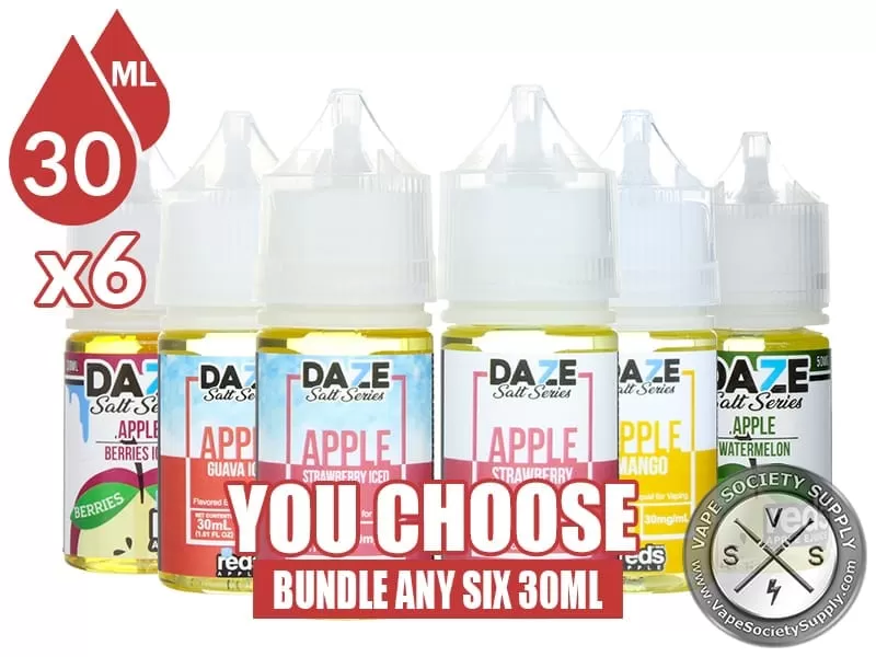 Reds Apple 7 Daze Salt Bundle 6x30ml (180ml)