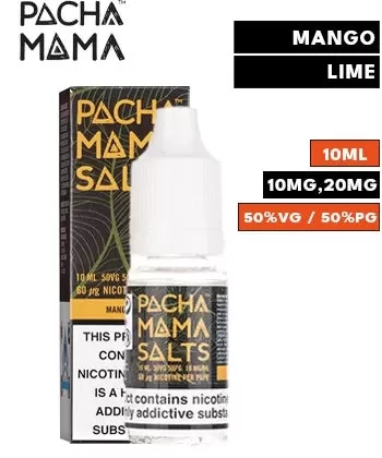 Mango Lime Nic Salt eLiquid by Pacha Mama - 10mg / 10ml