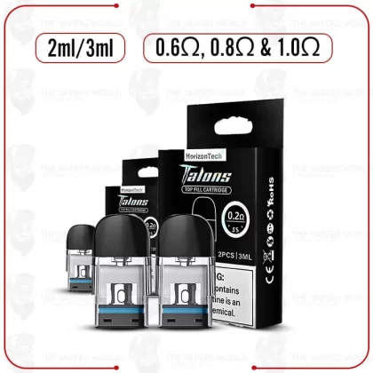 Horizon Talons Replacement Pod Cartridge – 2PK - Thevapersworld