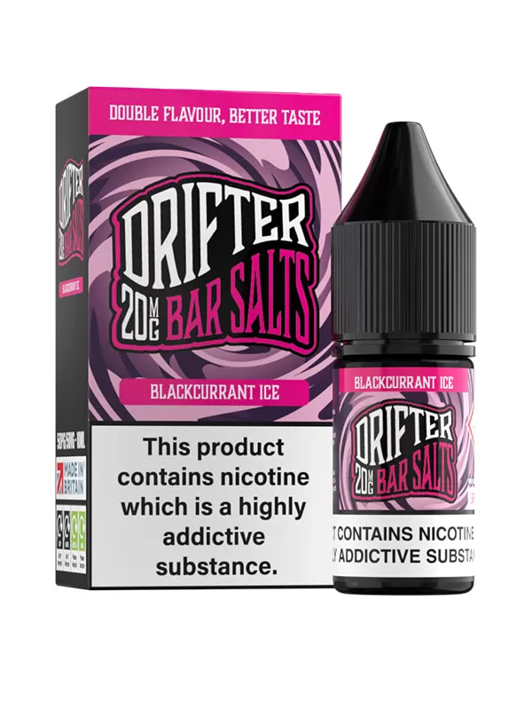 Blackcurrant Ice Drifter Bar Salts E-Liquid - 20mg - Image 2
