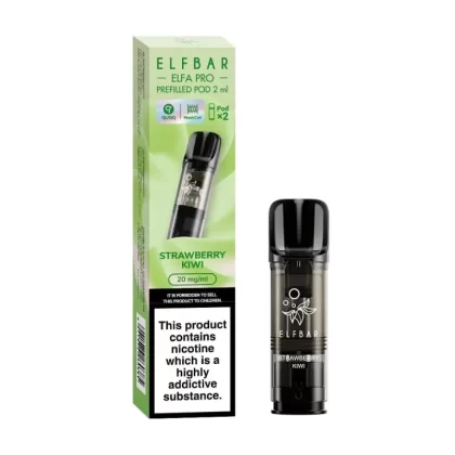 Strawberry Kiwi Prefilled Pods Elfa PRO Series by Elf Bar (2 x 2ml) - 20mg