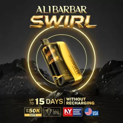 ALIBARBAR "SWIRL" 50K Puff Disposable Device - 50,000 - Pure