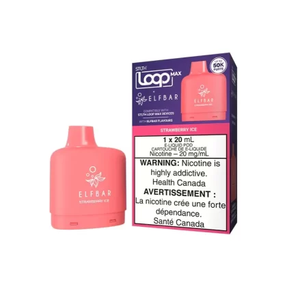 STLTH LOOP MAX X ELFBAR POD PACK – STRAWBERRY ICE - Eliquidsupply