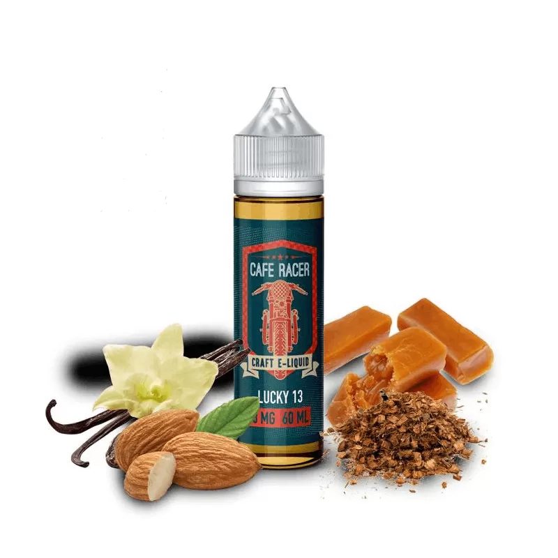 Lucky 13 60ml By Cafe Racer E-Liquid - 3 mg / 60 ml - Image 2