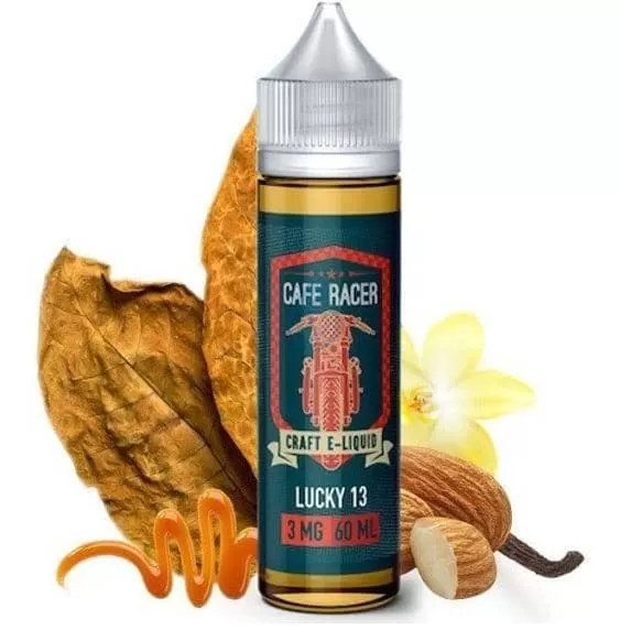 Lucky 13 60ml By Cafe Racer E-Liquid - 3 mg / 60 ml - Image 3