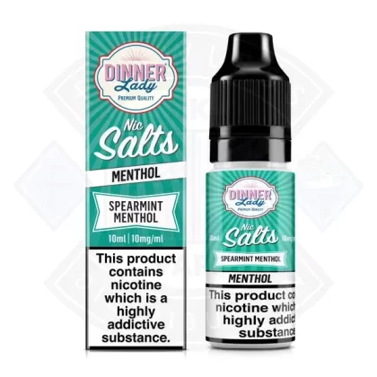 Dinner Lady Nic Salt – Menthol – Spearmint Menthol 10ml