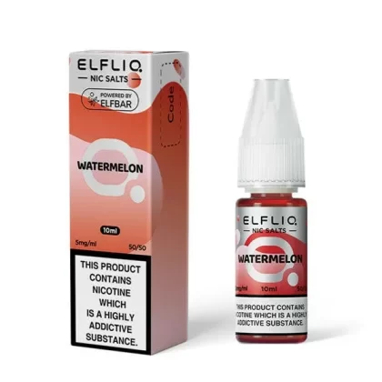 Elfliq Watermelon Nic Salts by Elf Bar