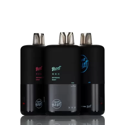 Flavor Beast Level X Boost Kit 25000 Puffs - 20mL - Bangin' Blood Orange Iced