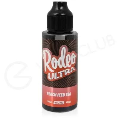 Peach Iced Tea Shortfill E-Liquid by Rodeo Ultra 100ml