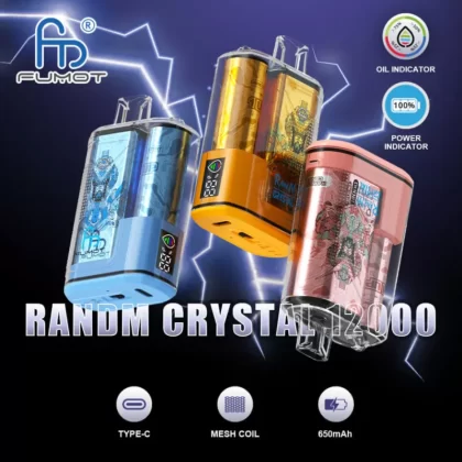 Fumot Crystal 1 pieza – 12000 caja de vapeo desechable 20ml limonada rosa H0XPTX275 Fumot Vape Online Shop - Fumotvapemexico