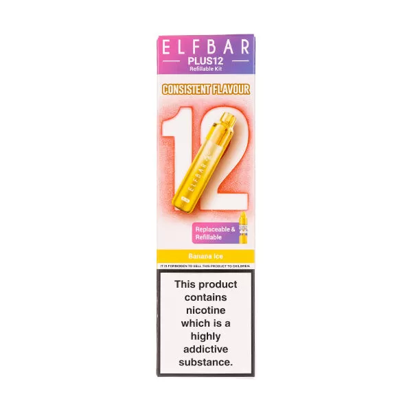 Elf Bar Plus12 Prefilled Pod Kit - Banana Ice - Image 3